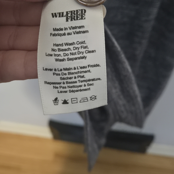 Wilfred Gray Sleeveless Button-Front Knit Mini Dress - Picture 6 of 8